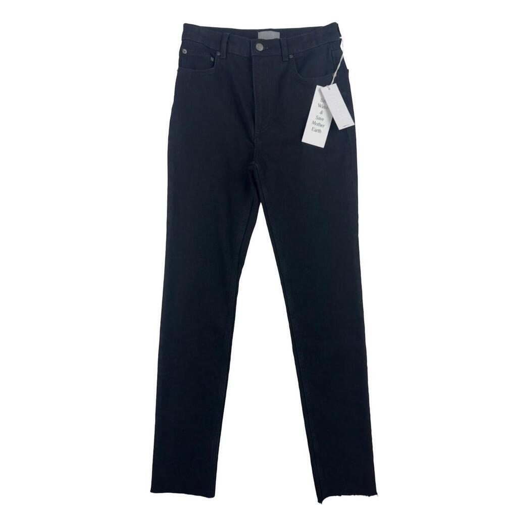 Boyish The Zachary High Waist Stretch Skinny Jeans Black Size 26 W | 29 L